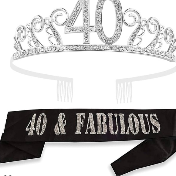 Accessories nwt 4th birthday crown and sash poshmark